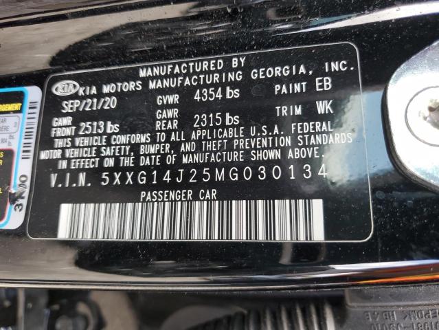 5XXG14J25MG030134 KIA K5 LXS