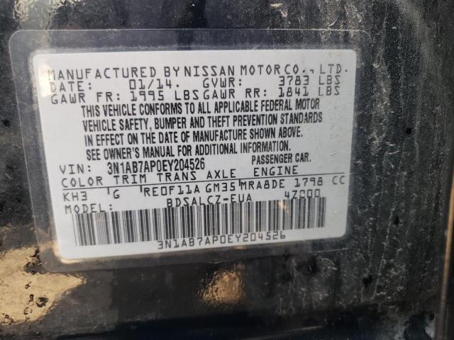3N1AB7AP0EY204526 Nissan SENTRA S