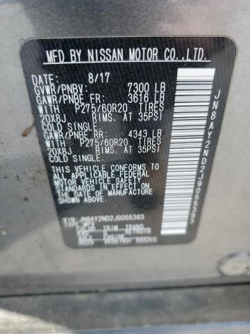 JN8AY2ND2J9055393 Nissan ARMADA SV