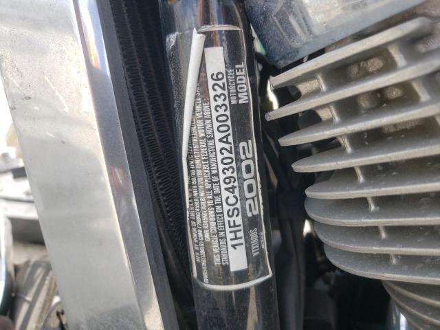 2002 HONDA VTX1800 S 1HFSC49302A003326