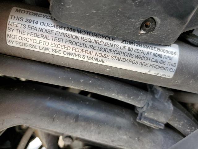 2014 DUCATI MULTISTRAD ZDM12BSW8EB009086