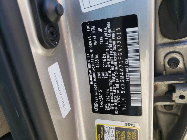5XXGM4A71FG473015 KIA Optima Lx
