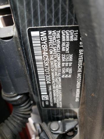 2019 BMW I3 REX - WBY8P4C53K7D13004