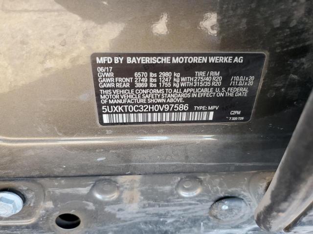 5UXKT0C32H0V97586 BMW X5 Xdr40e