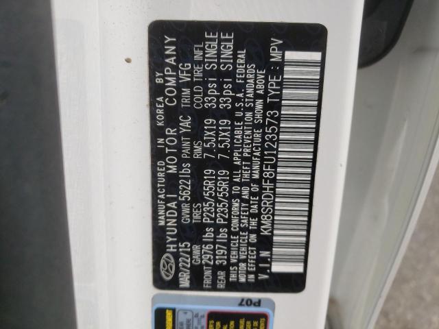 2015 HYUNDAI SANTA FE G - KM8SRDHF8FU123573