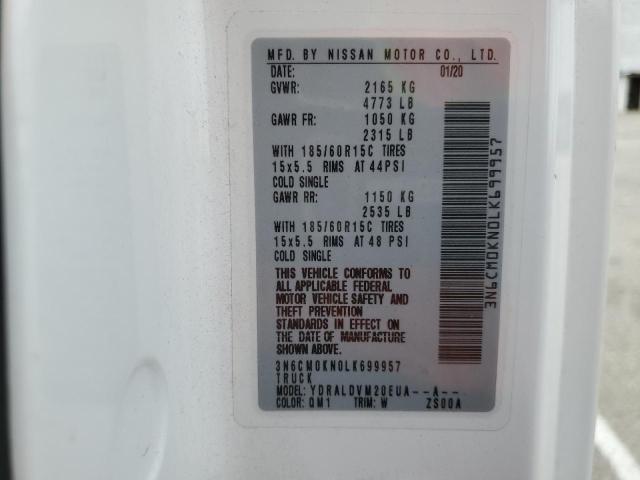 3N6CM0KN0LK699957 Nissan NV200 2.5S