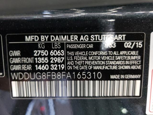 2015 MERCEDES-BENZ S 550 4MAT - WDDUG8FB8FA165310