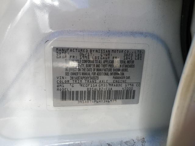 3N1AB7AP6HY346979 Nissan SENTRA S