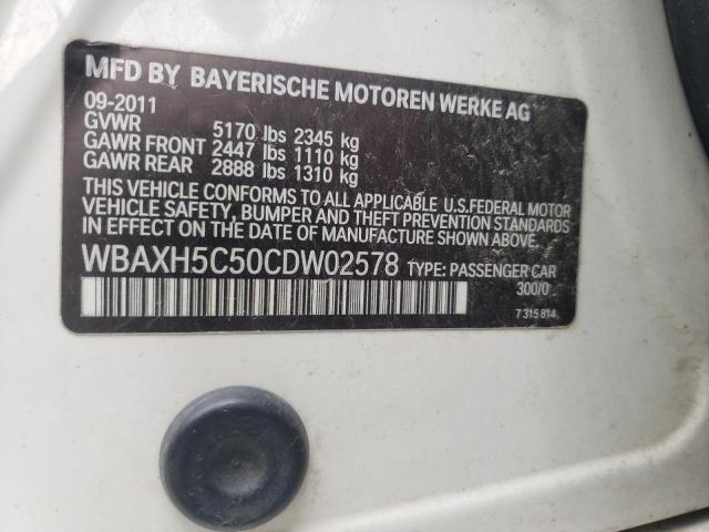 WBAXH5C50CDW02578 | 2012 BMW 528 xi