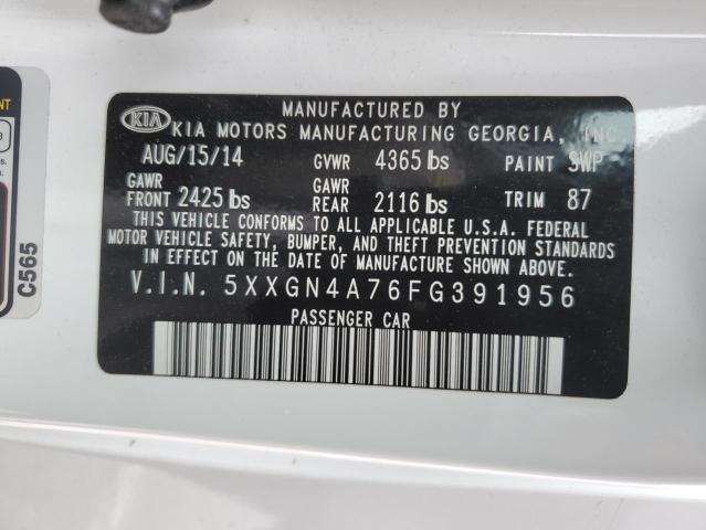 5XXGN4A76FG391956 KIA OPTIMA EX