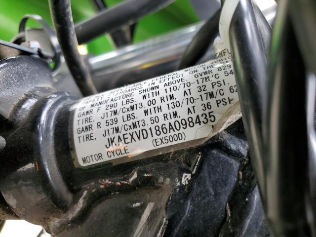 2006 KAWASAKI EX500 D - JKAEXVD186A098435