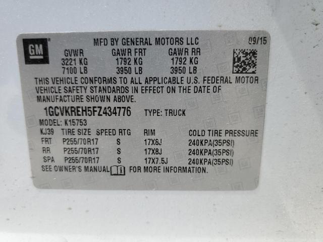2015 CHEVROLET SILVERADO2 - 1GCVKREH5FZ434776