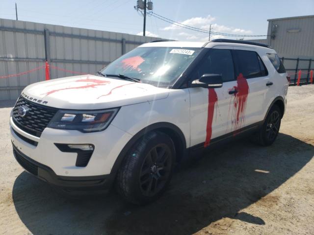 2018 Ford Explorer Sport VIN: 1FM5K8GTXJGC11337 Lot: 40717463