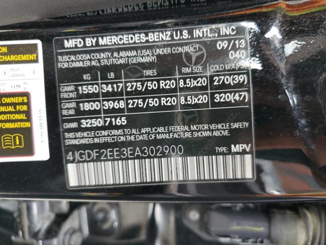 4JGDF2EE3EA302900 Mercedes-Benz Gl 350 Bluetec