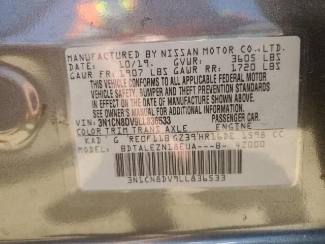 3N1CN8DV9LL836533 Nissan VERSA S