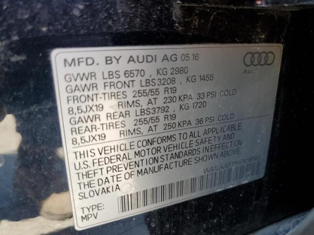 VIN WA1LAAF71HD018882 2017 Audi Q7, Premium Plus no.12