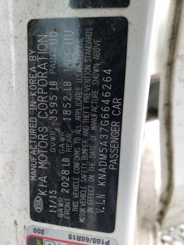 KNADM5A37G6646264 KIA RIO LX