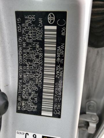 JTDKN3DP6F3073819 Toyota PRIUS PLUG-IN
