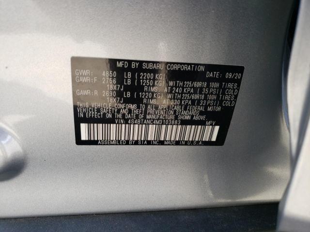 4S4BTANC4M3103883 Subaru Outback Limited