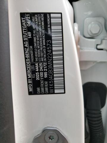 W1K5J4GB3MN224573 Mercedes-Benz CLA 250