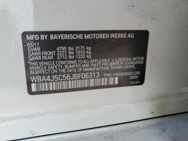 2018 BMW 440I GRAN - WBA4J5C56JBF06313