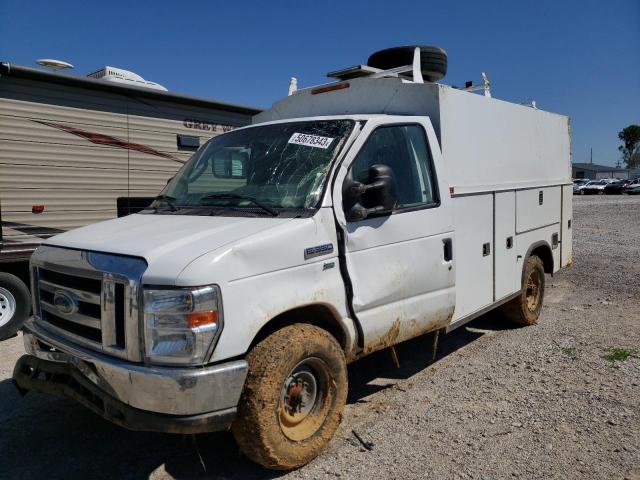 Salvage cars for sale from Copart Tulsa, OK: 2012 Ford Econoline E350 Super Duty Cutaway Van