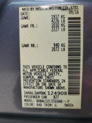 1N4AL3AP0HC124908 Nissan ALTIMA 2.5