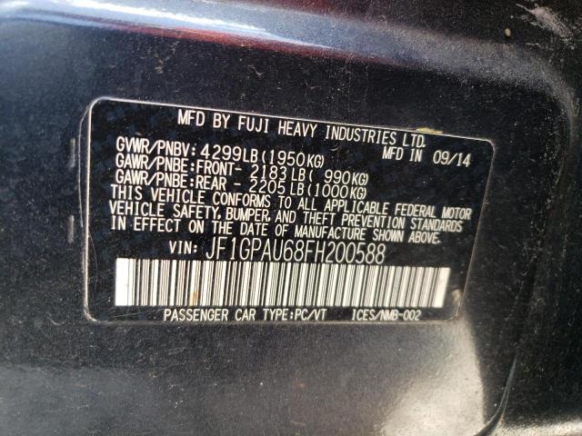 2015 SUBARU IMPREZA SP - JF1GPAU68FH200588