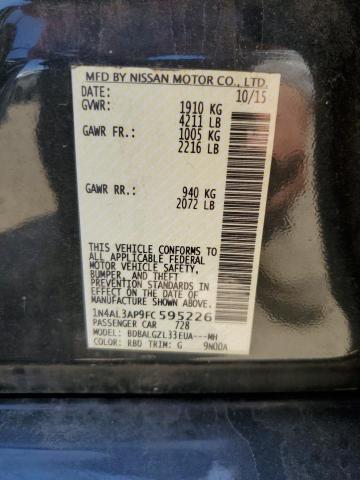 1N4AL3AP9FC595226 Nissan ALTIMA 2.5