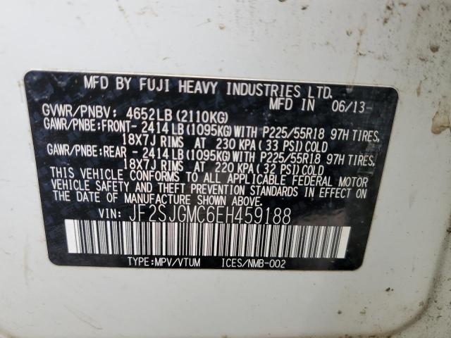 JF2SJGMC6EH459188 Subaru Forester 2.0xt Touring