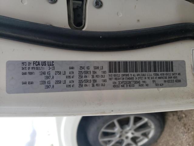 3C4PDDEG9KT738949 Dodge JOURNEY GT