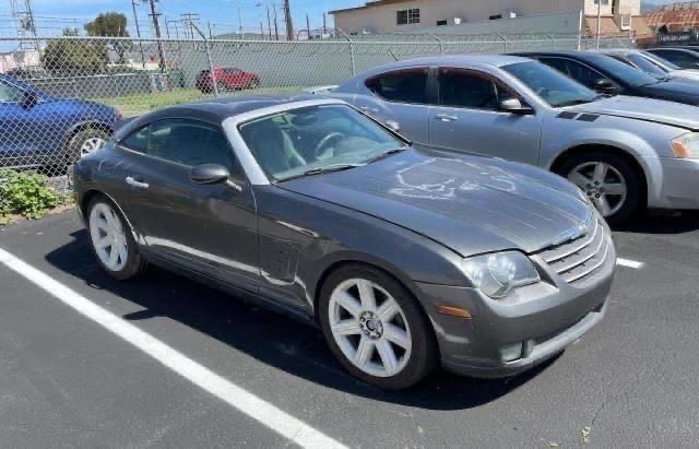 Chrysler Crossfire salvage cars for sale: 2004 Chrysler Crossfire Limited