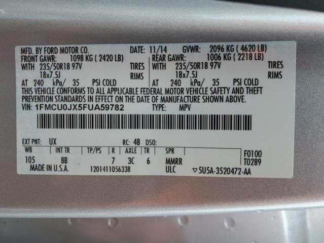 1FMCU0JX5FUA59782 Ford Escape Titanium