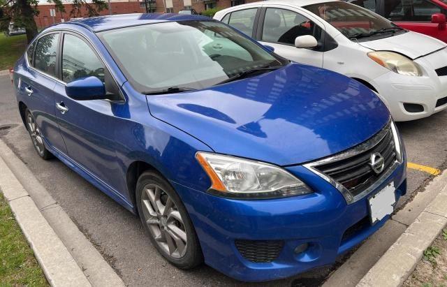 Salvage cars for sale from Copart Bowmanville, ON: 2013 Nissan Sentra S
