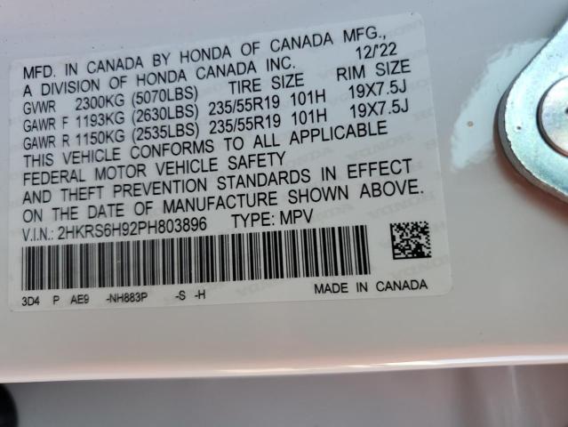 2023 HONDA CR-V SPORT - 2HKRS6H92PH803896