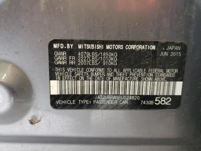 2015 MITSUBISHI LANCER GT JA32U8FW3FU024820