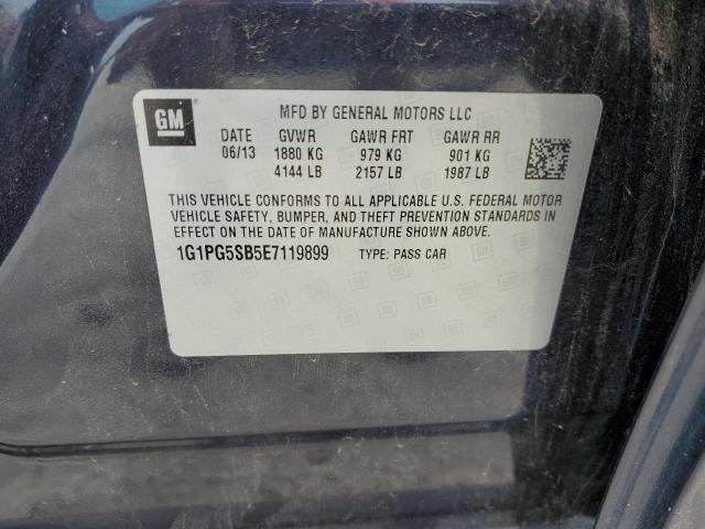 1G1PG5SB5E7119899 Chevrolet CRUZE LTZ