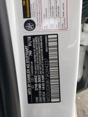 2018 MERCEDES-BENZ S 63 AMG 4 - WDDUG8JB7JA394237