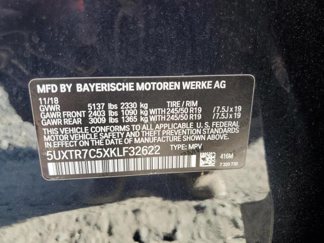 2019 BMW X3 SDRIVE3 - 5UXTR7C5XKLF32622