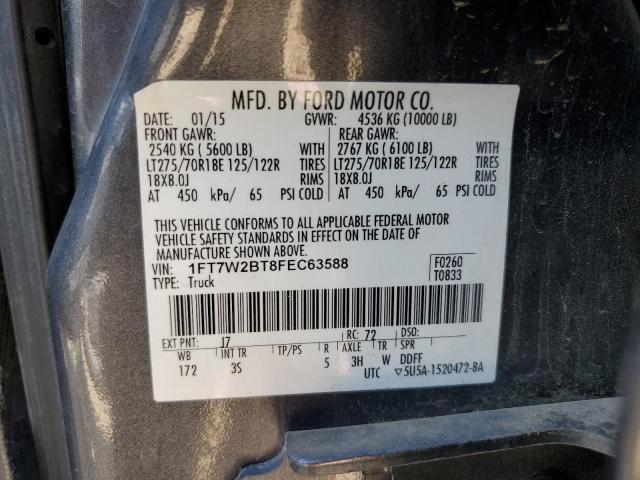 1FT7W2BT8FEC63588 Ford F250 Super Duty