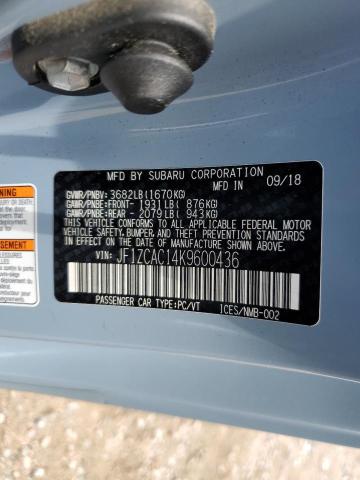 2019 SUBARU BRZ LIMITE JF1ZCAC14K9600436