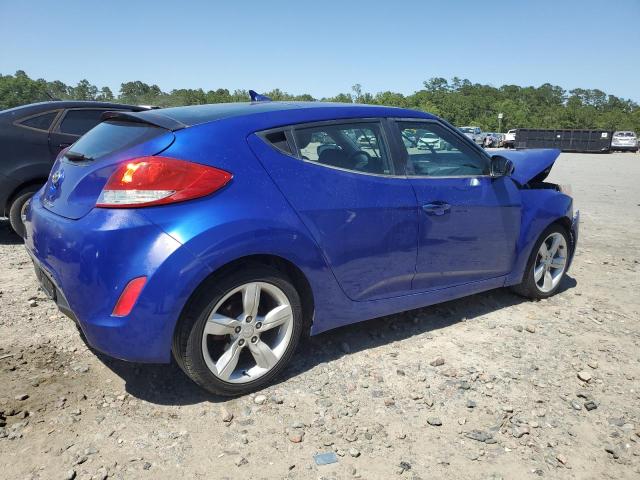VIN: KMHTC6AD1DU126208 Auction: COPART Lot: 50542533 Location: GA - SAVANNAH KMHTC6AD1DU126208 HYUNDAI VELOSTER 2013 BLUE Photo 3