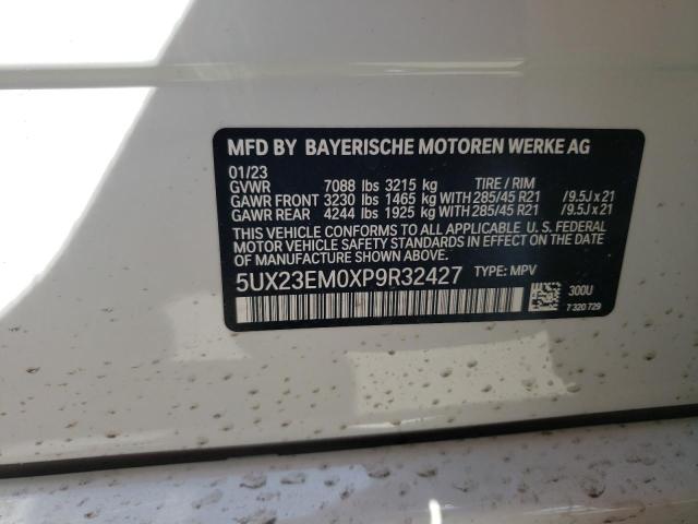 5UX23EM0XP9R32427 BMW X7 Xdrive40i