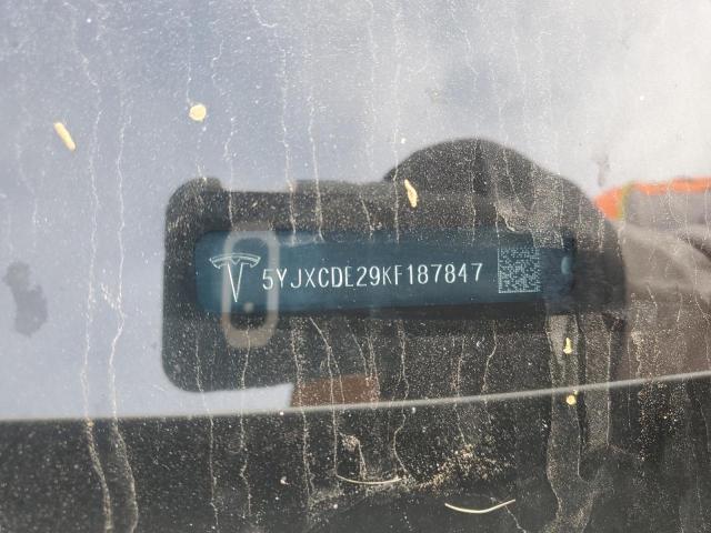 5YJXCDE29KF187847 Tesla MODEL X