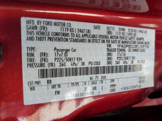 1FADP5CU3FL107176 Ford C-max Premium Sel