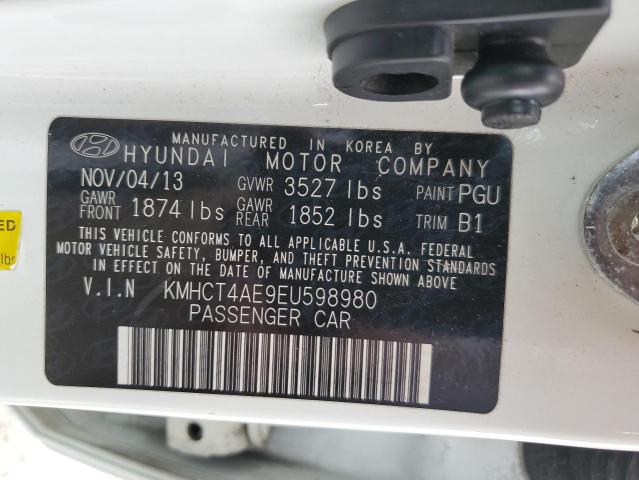 KMHCT4AE9EU598980 Hyundai ACCENT GLS