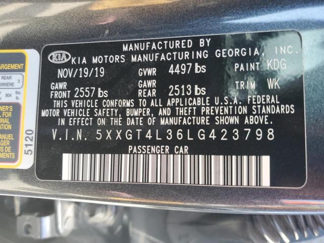 5XXGT4L36LG423798 KIA Optima Lx