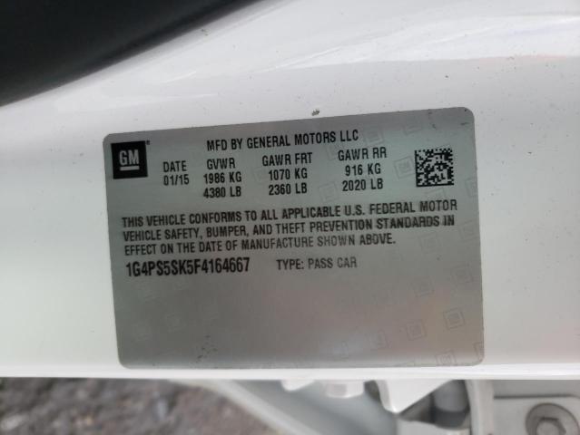 1G4PS5SK5F4164667 Buick Verano