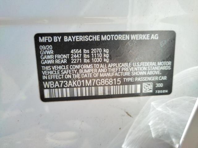 VIN WBA73AK01M7G86815 2021 BMW 2 Series, 228XI no.12