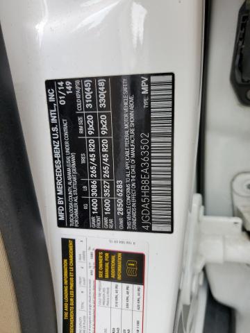4JGDA5HB8EA363502 Mercedes-Benz Ml 350 4matic